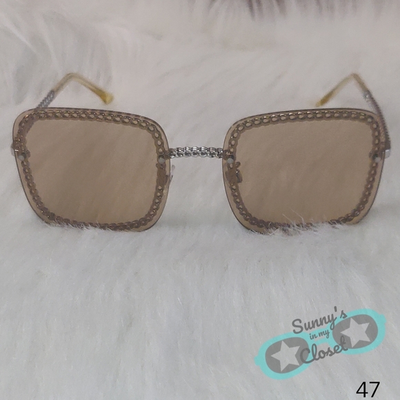 SOLD- Womens Chanel Chain Sunglasses ❤️ CH4244 - Picture 3 of 7